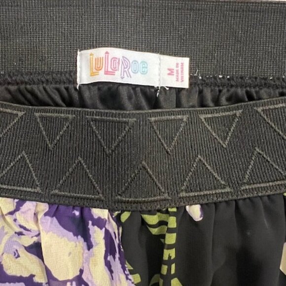 RARE Lularoe Lola Floral Flowing Chiffon Skirt size M - Picture 5 of 6
